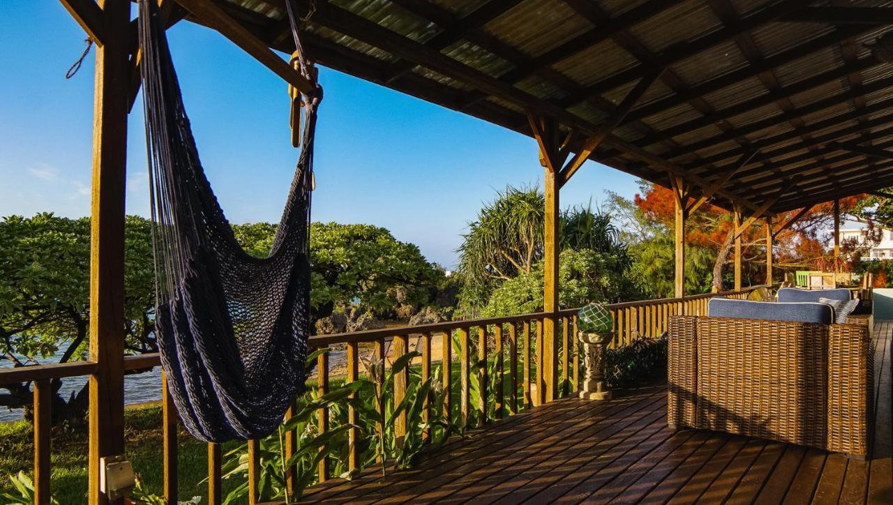 Sunset Beach House Onna Exterior foto